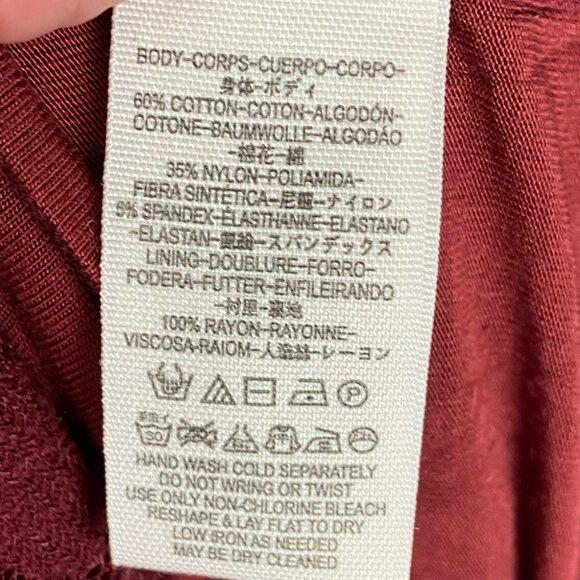 Free People Burgundy Red Miles of Lace‎ Dress Size XS Sleeveless Mini Boho Mini - Picture 8 of 15